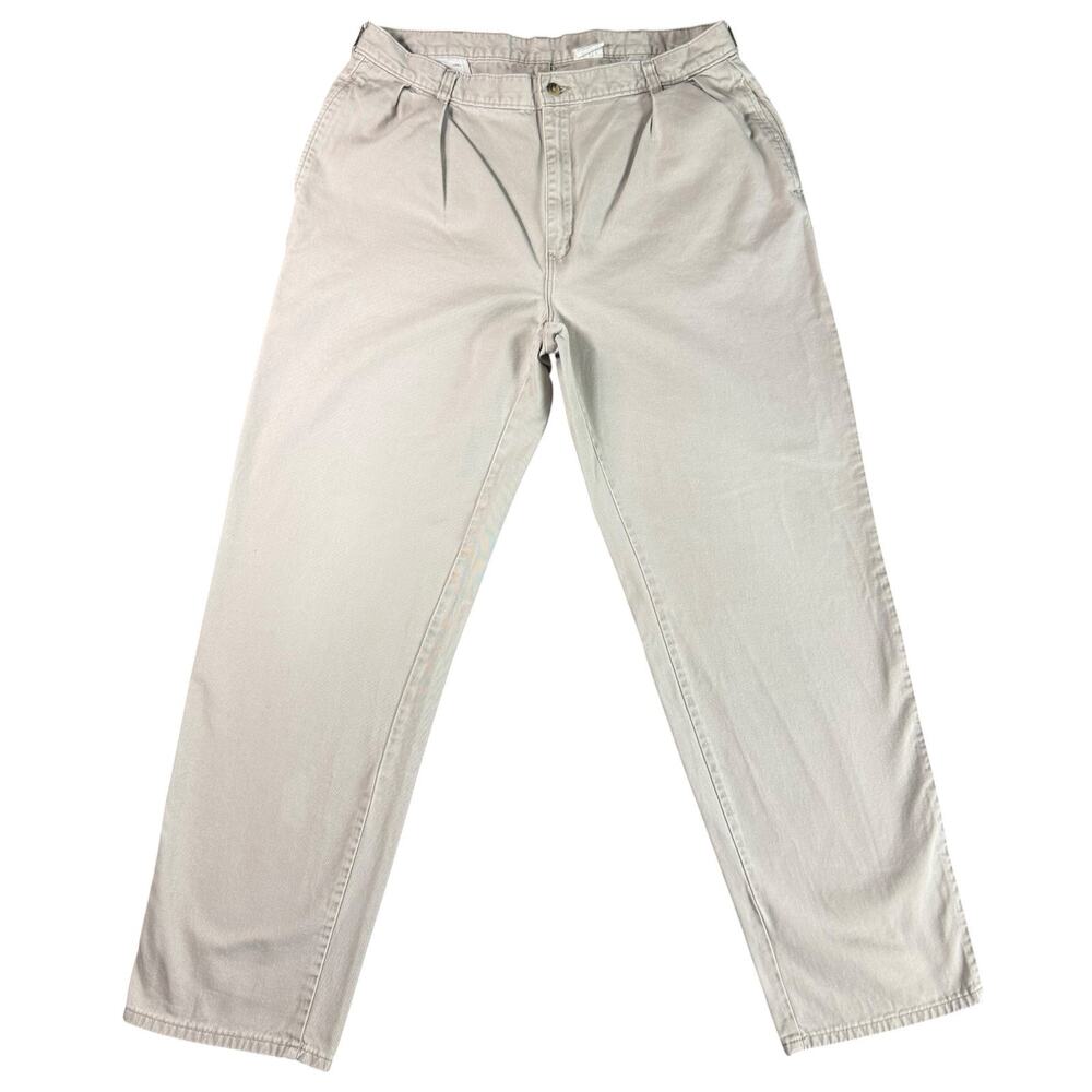 Men's Classic Relaxed Chino Pants in Light Beige